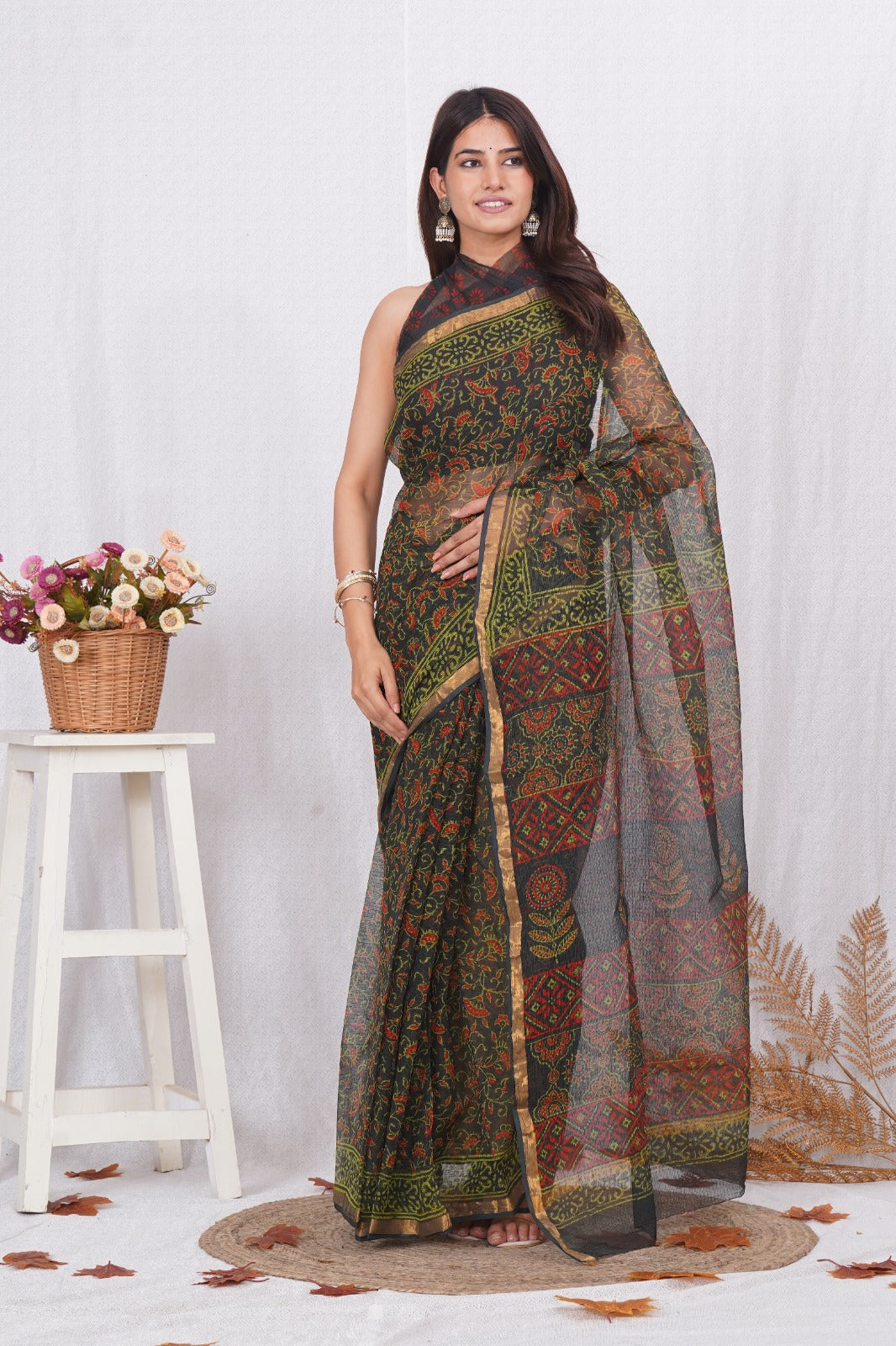 Black kota doriya saree (MVKS26)