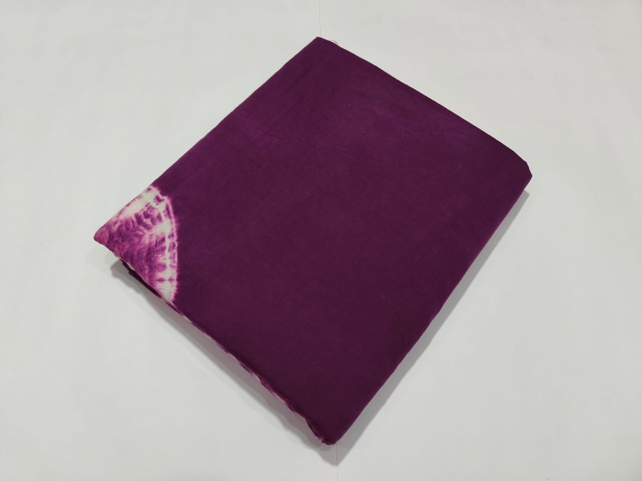 Dark Purple Plain Cotton Fabric Premium Quality | Maharani Vastra