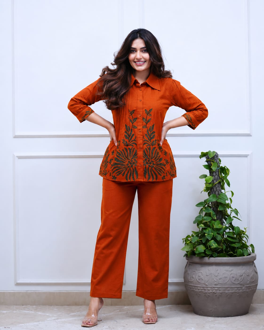 Rust Orange Coord Set